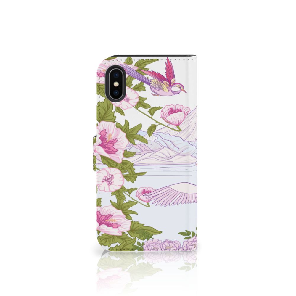 Apple iPhone X | Xs Telefoonhoesje met Pasjes Bird Standing