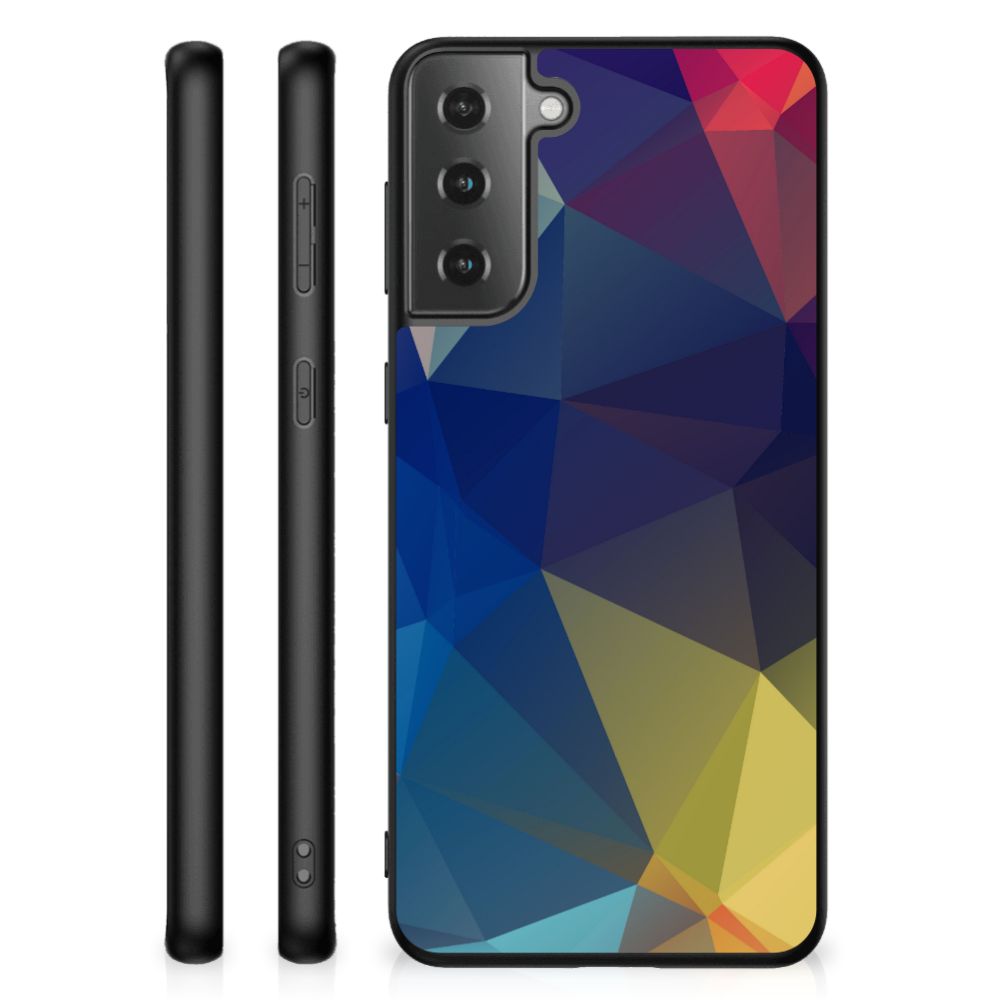 Samsung Galaxy S21 Plus Backcover Polygon Dark B2C Telecom
