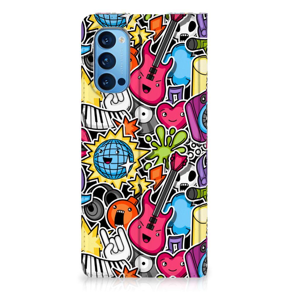 OPPO Reno4 Pro 5G Hippe Standcase Punk Rock - B2C Telecom