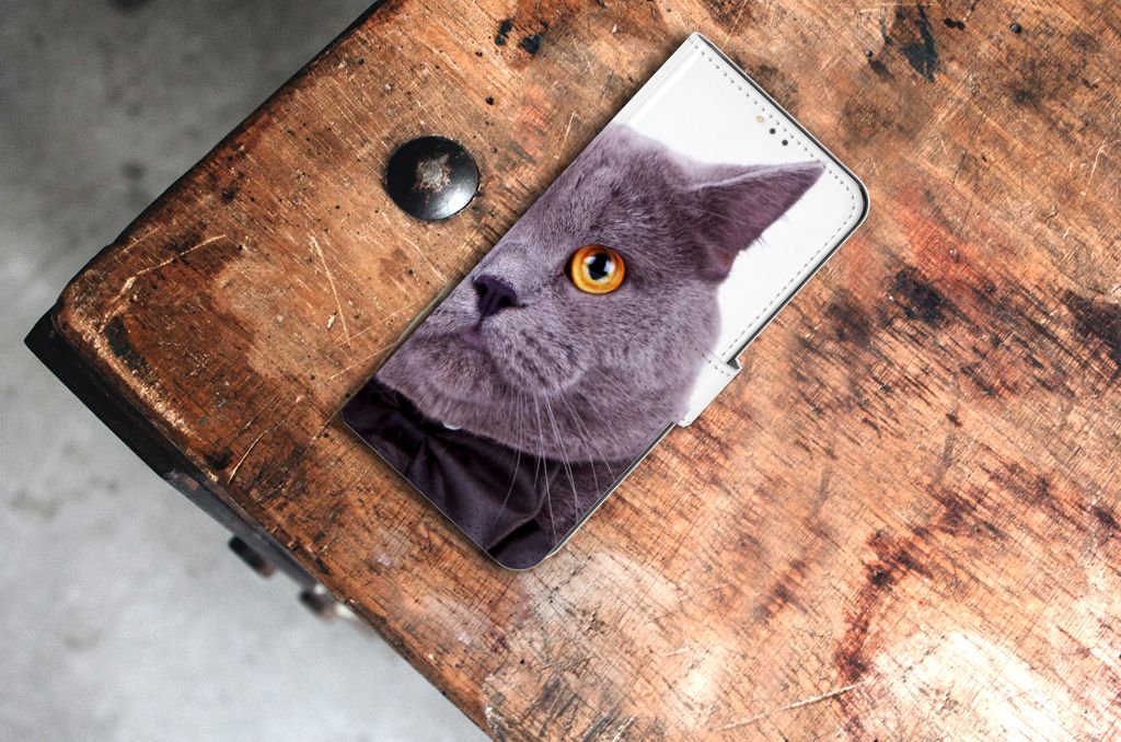 Nokia 5.3 Telefoonhoesje met Pasjes Kat