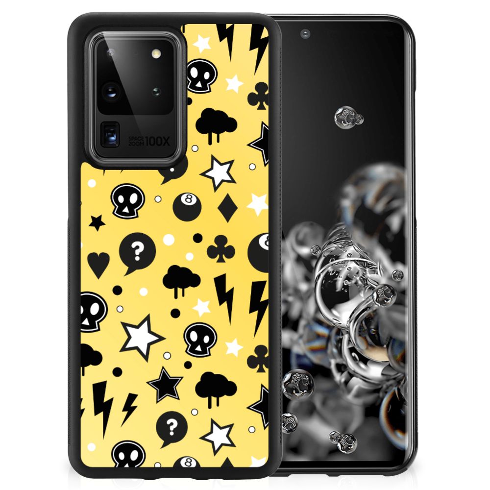 Mobiel Case Samsung Galaxy S20 Ultra Punk Geel B2C Telecom