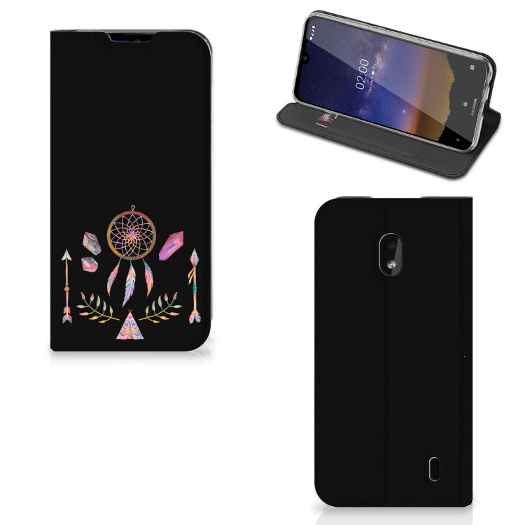 Nokia 2.2 Magnet Case Boho Dreamcatcher