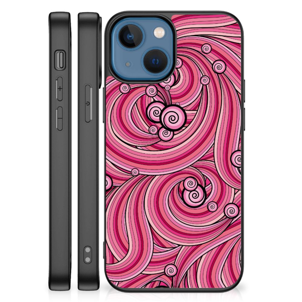 Apple iPhone 13 mini Leuk Telefoonhoesje Swirl Pink B2C Telecom