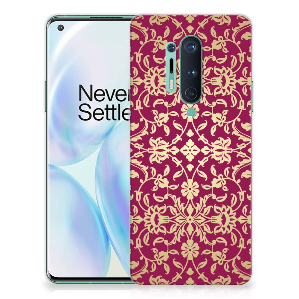 Siliconen Hoesje OnePlus 8 Pro Barok Pink