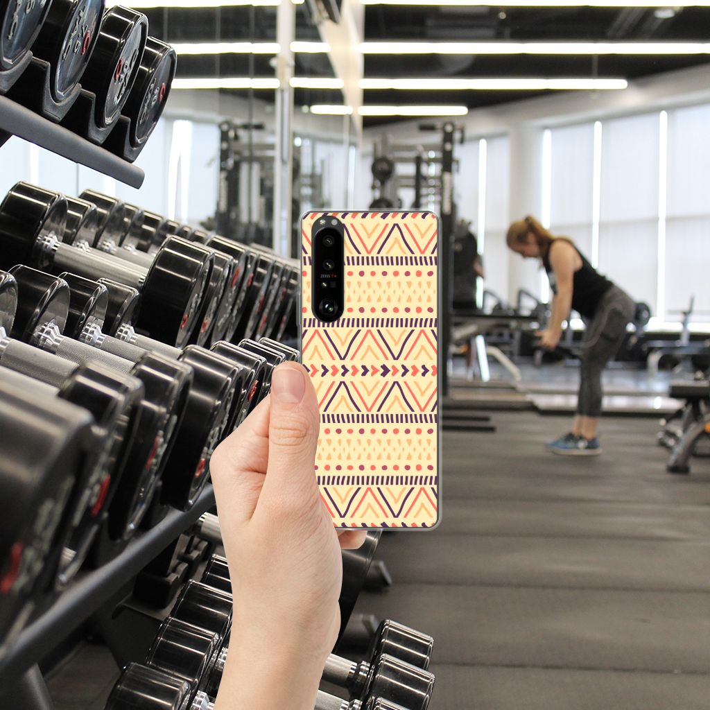 Sony Xperia 1 III TPU bumper Aztec Yellow B2C Telecom