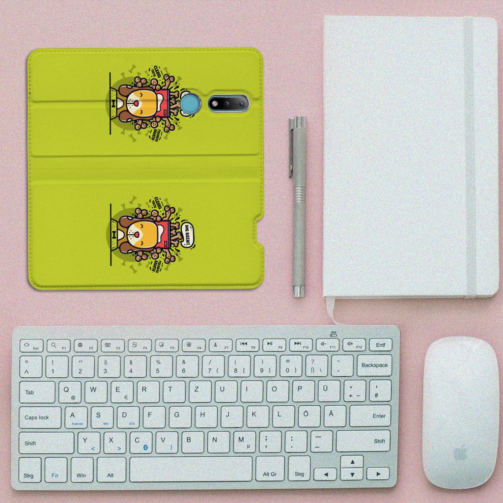 Nokia 2.4 Magnet Case Doggy Biscuit - B2C Telecom