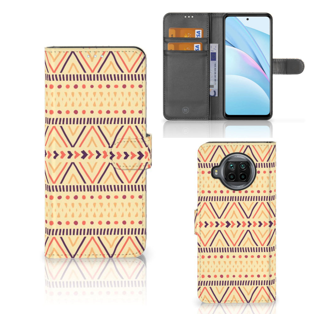 Xiaomi Mi 10T Lite Telefoon Hoesje Aztec Yellow