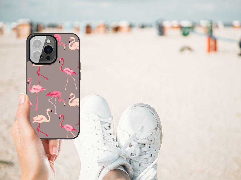 iPhone 13 Pro Max Dierenprint Telefoonhoesje Flamingo B2C Telecom