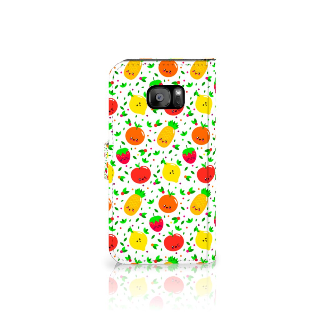 Samsung Galaxy S7 Edge Book Cover Fruits