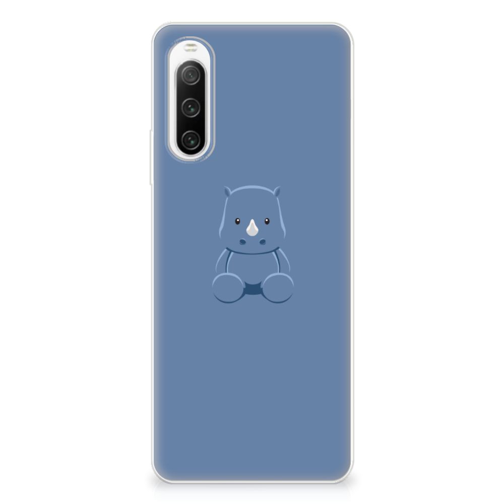 Sony Xperia 10 IV Telefoonhoesje met Naam Baby Rhino B2C Telecom