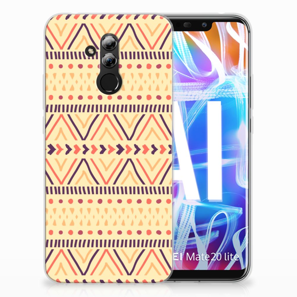 Huawei Mate 20 Lite TPU bumper Aztec Yellow