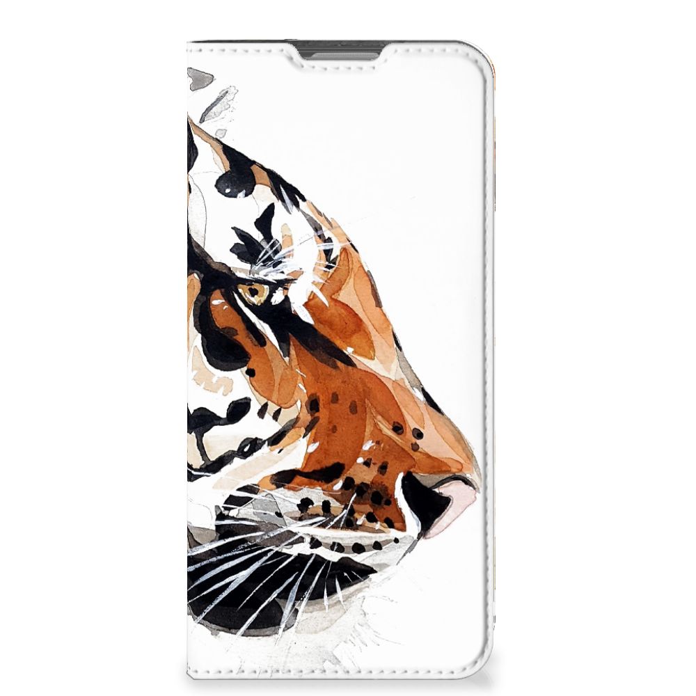 Bookcase OPPO Reno8 Lite Watercolor Tiger - B2C Telecom