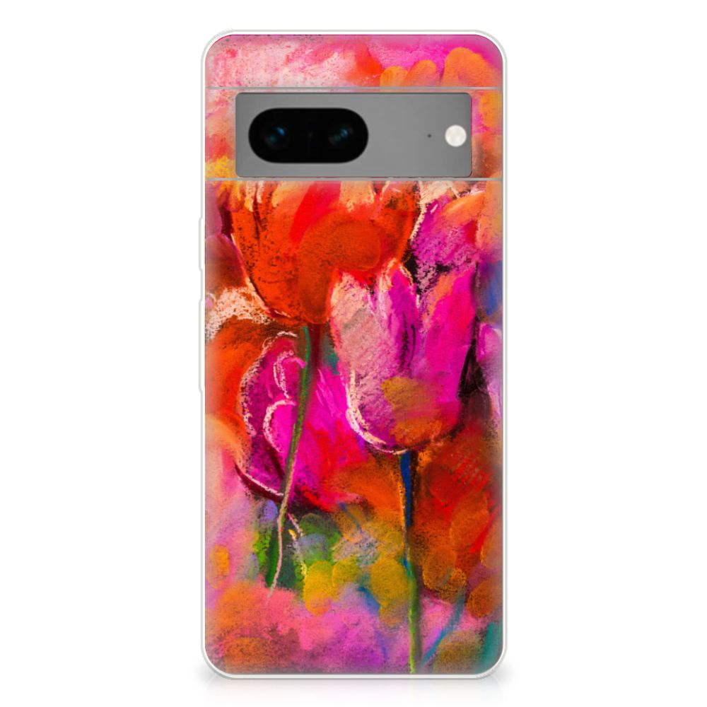 Hoesje maken Google Pixel 7 Tulips B2C Telecom