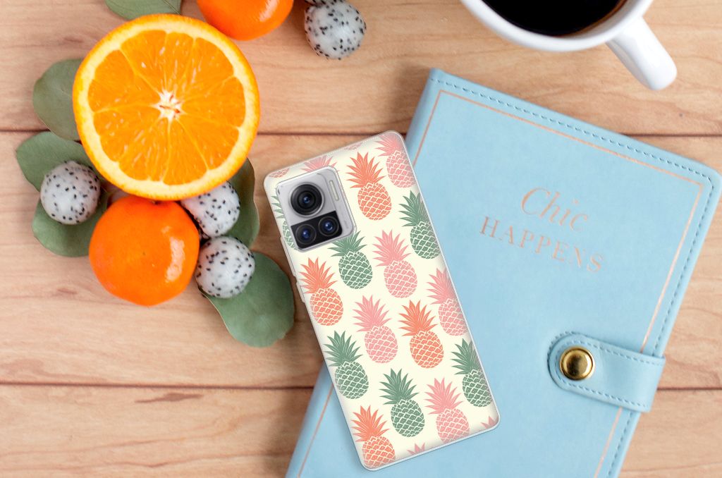 Motorola Moto X30 Pro Siliconen Case Ananas B2C Telecom