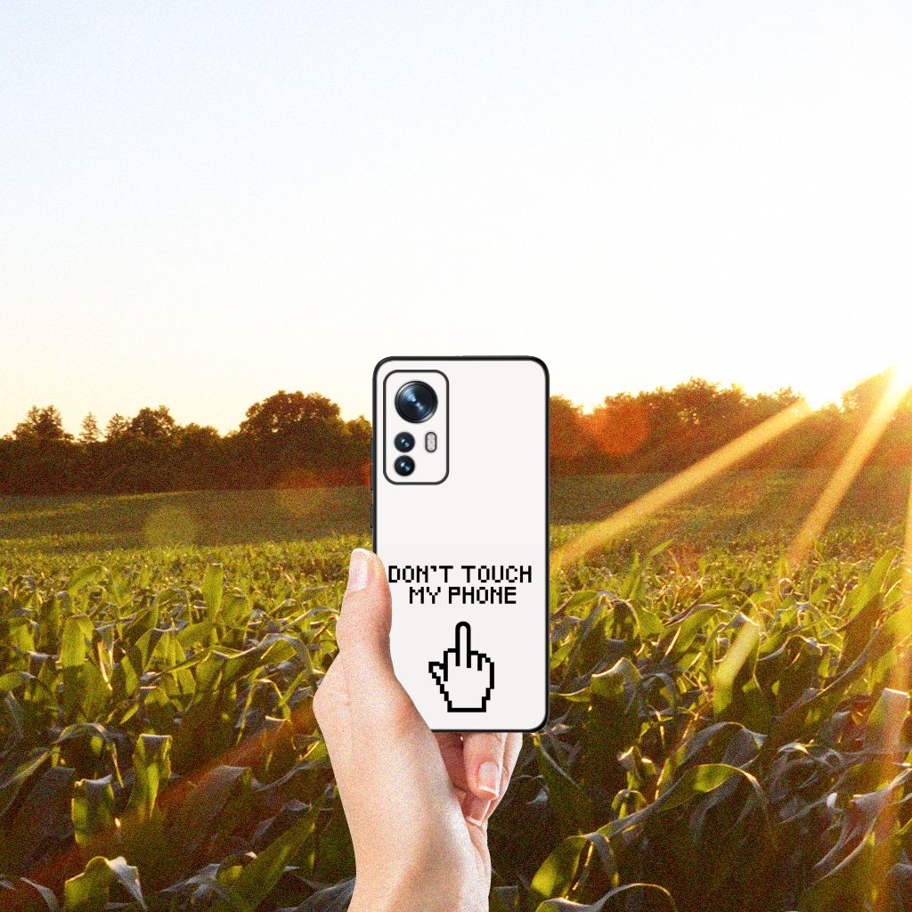 Xiaomi 12 | 12X Telefoon Hoesje Finger Don't Touch My Phone B2C Telecom