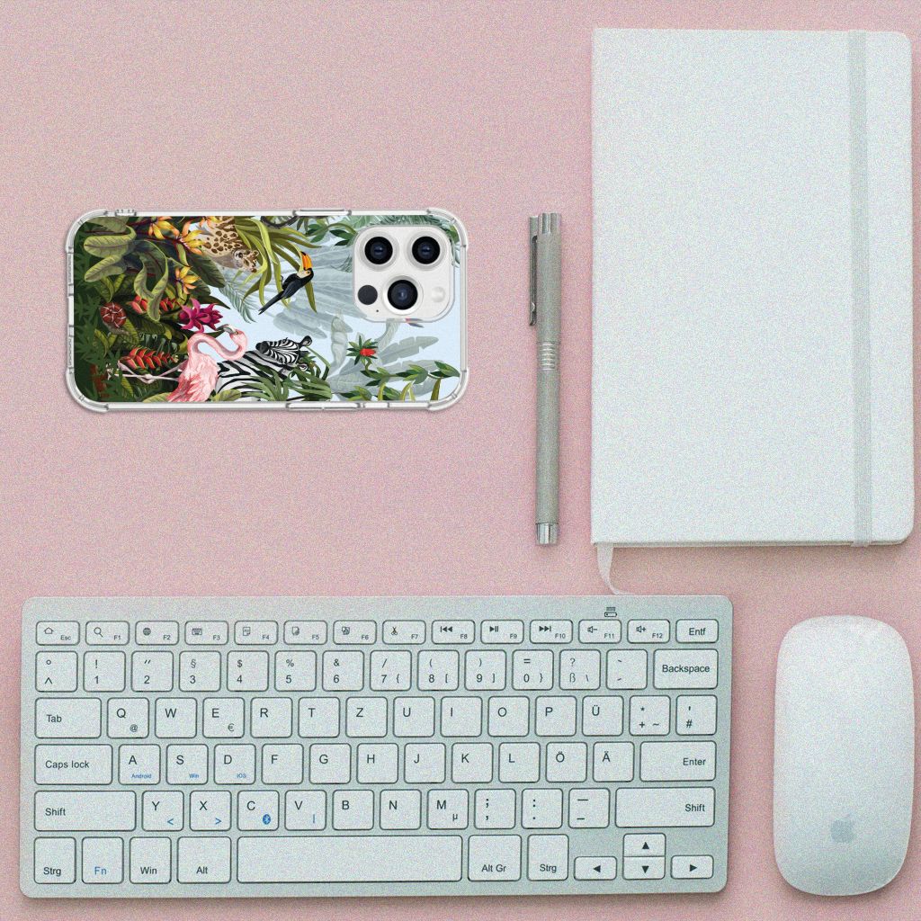 Case Anti-shock voor iPhone 13 Pro Max Jungle - B2C Telecom