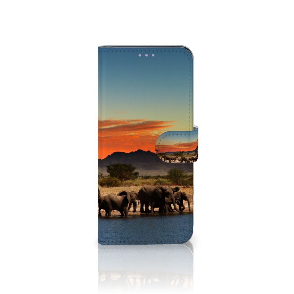 OnePlus Nord CE 5G Telefoonhoesje met Pasjes Olifanten