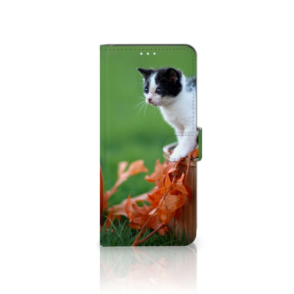 Xiaomi Mi 10T Lite Telefoonhoesje met Pasjes Kitten