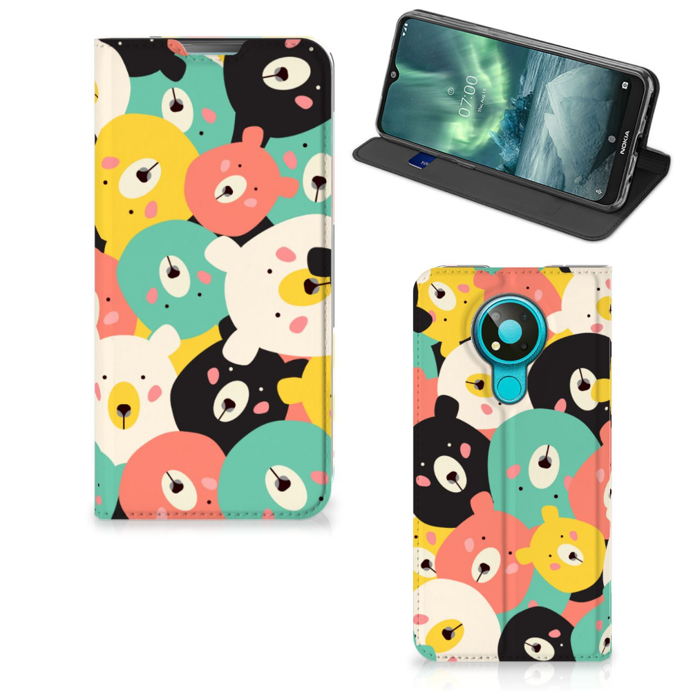 Nokia 3.4 Magnet Case Bears - B2C Telecom