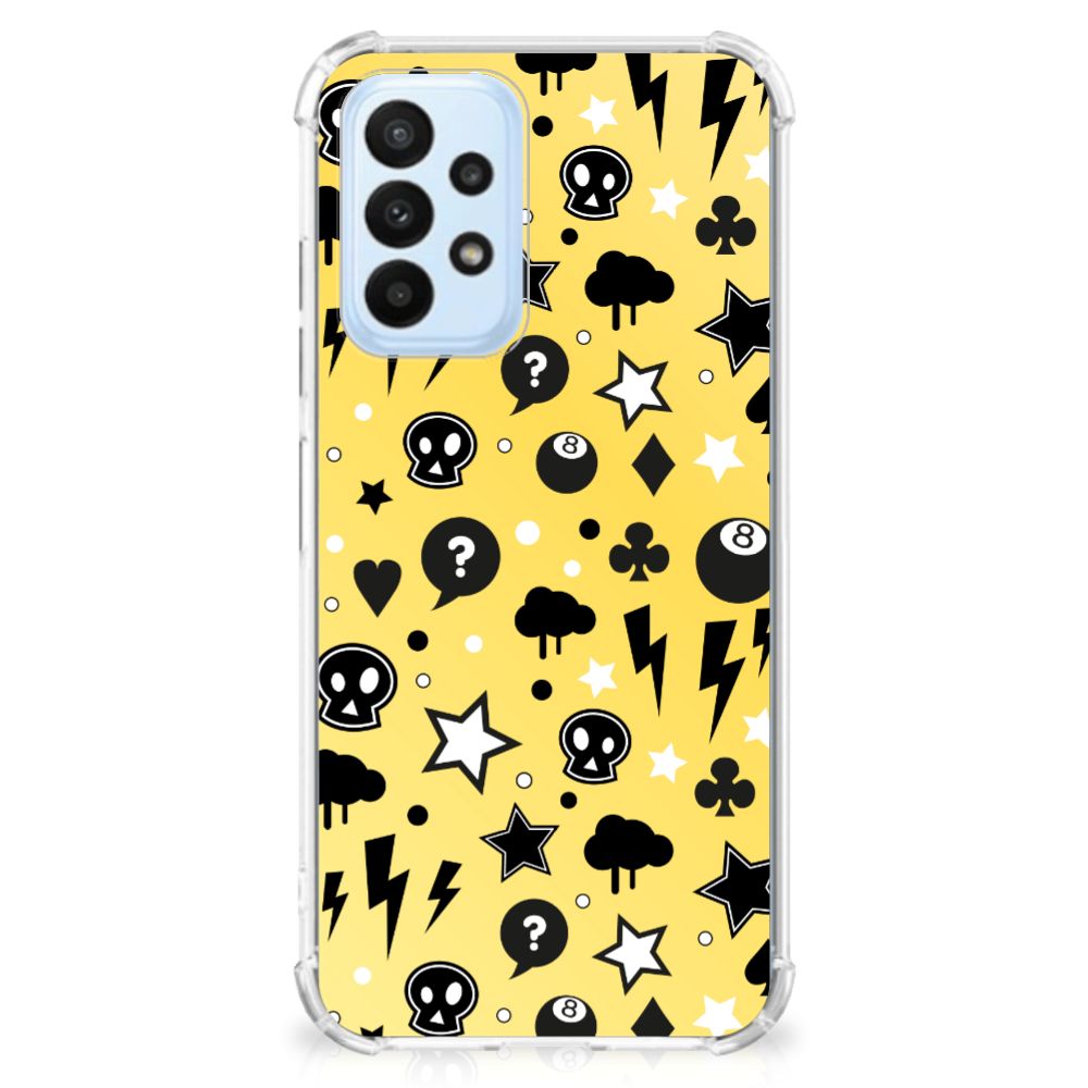 Extreme Case Samsung Galaxy A23 Punk Geel - B2C Telecom