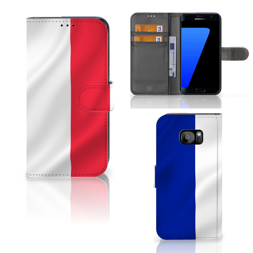 Samsung Galaxy S7 Edge Bookstyle Case Frankrijk