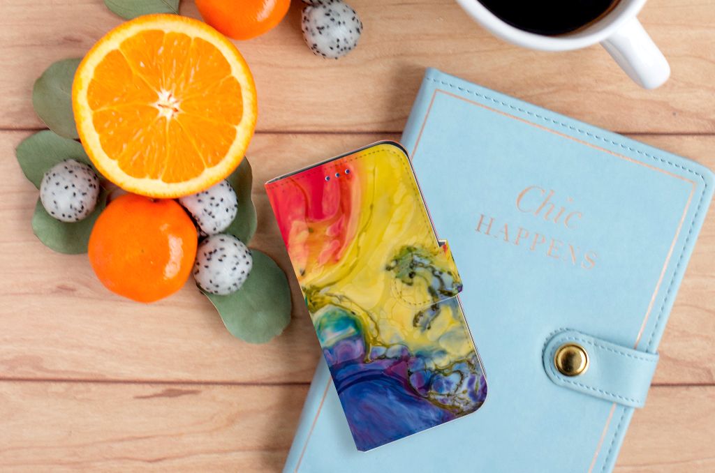 Hoesje Samsung Galaxy S10e Watercolor Dark