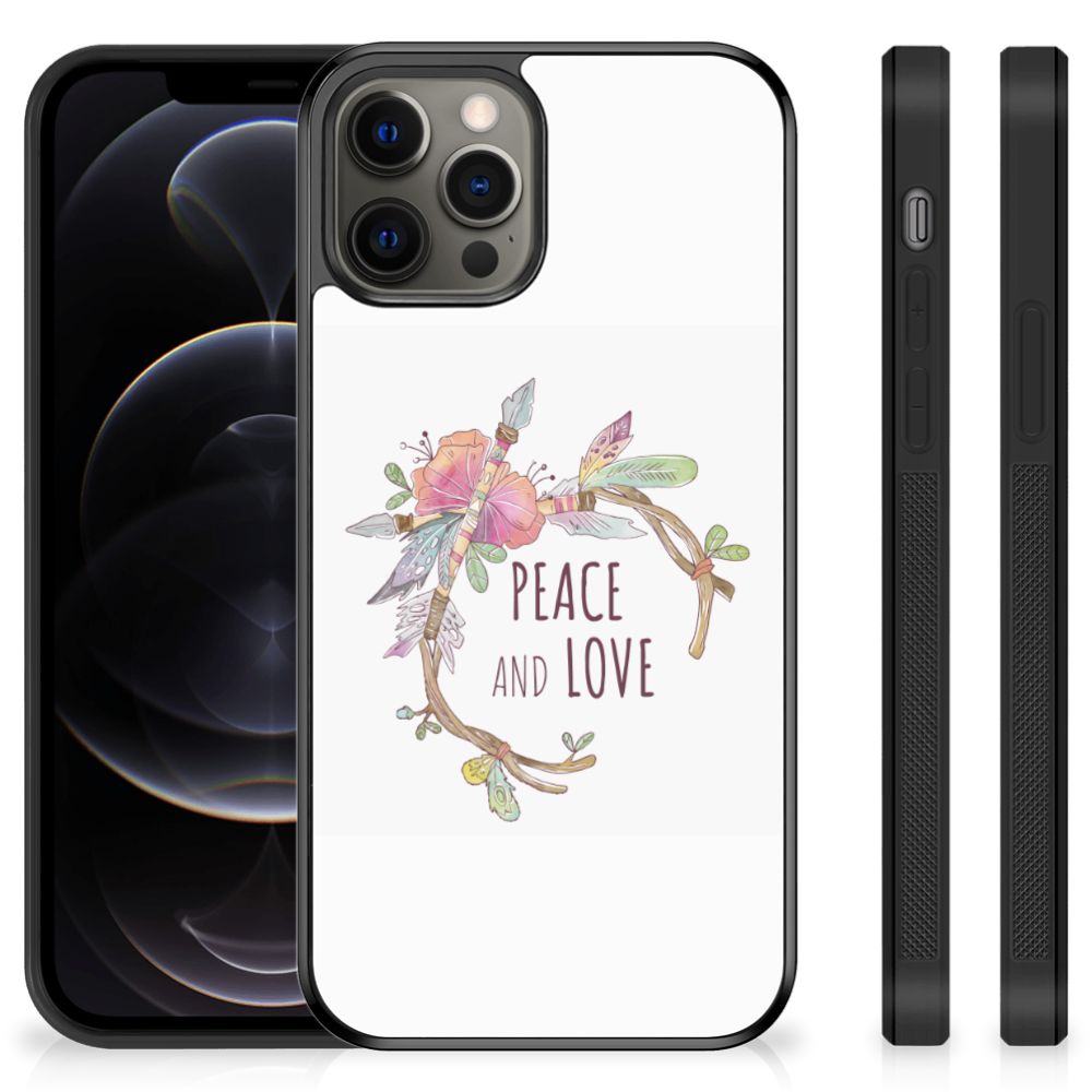 iPhone 12 Pro Max Bumper Hoesje Boho Text B2C Telecom