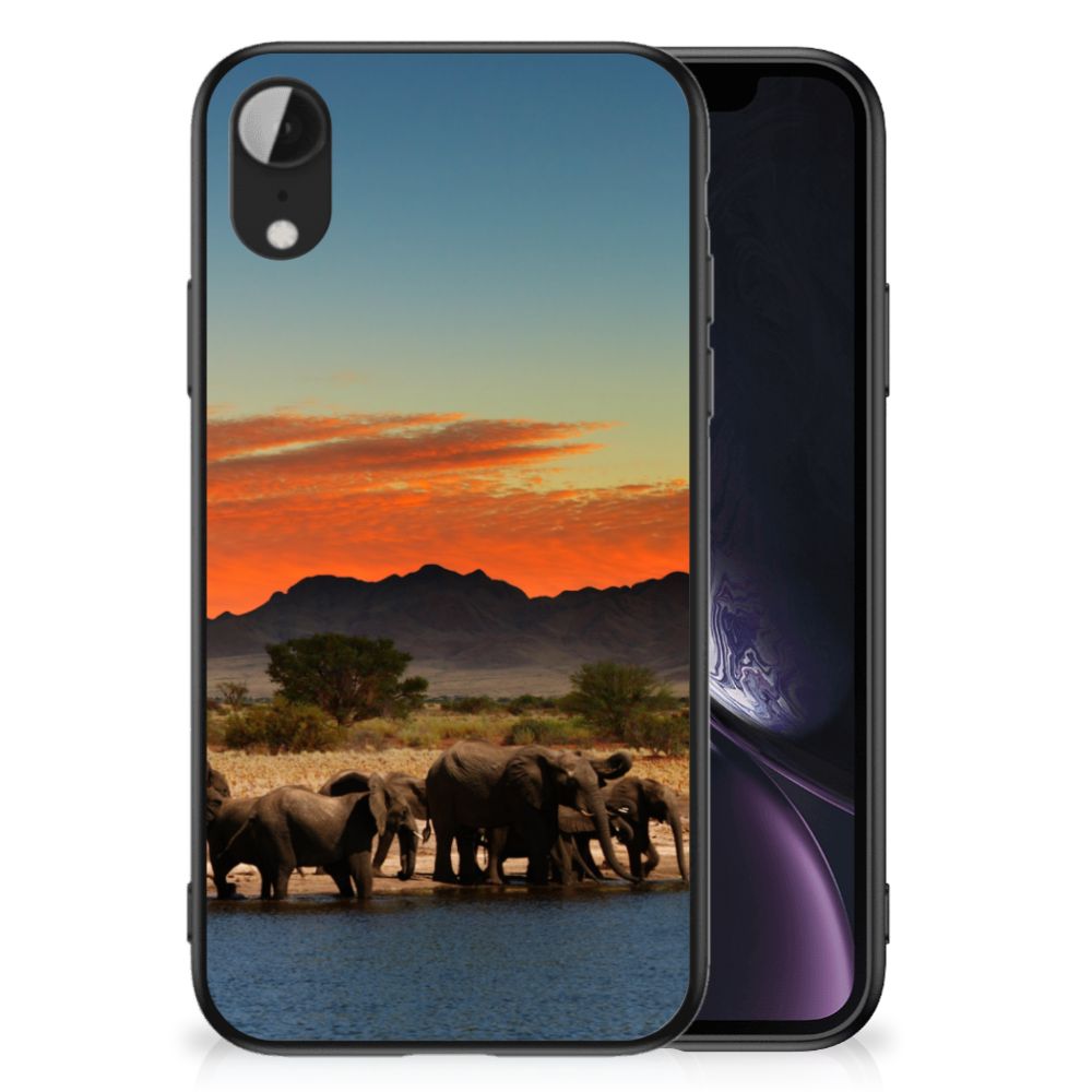 Apple iPhone XR Dierenprint Telefoonhoesje Olifanten