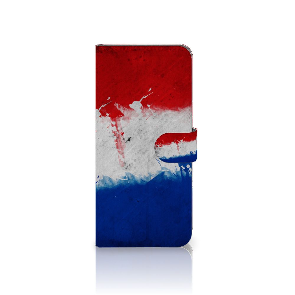 Nokia C32 Bookstyle Case Nederland met het design van de Nederlandse vlag in rood, wit en blauw.
