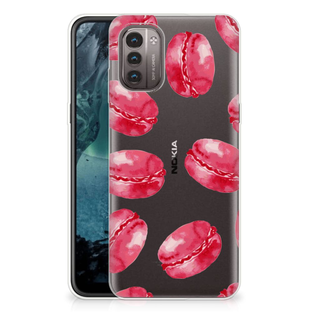 Nokia G21 | G11 Siliconen Case Pink Macarons