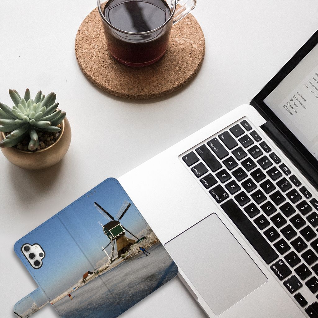 Samsung Galaxy A32 5G Flip Cover Schaatsers