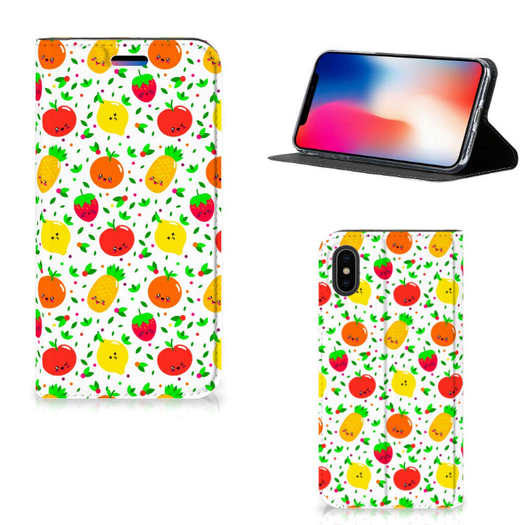 Apple iPhone X | Xs Flip Style Cover Fruits