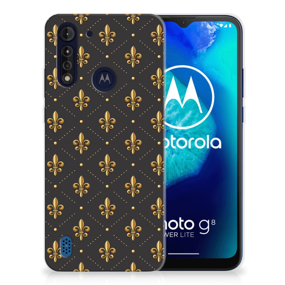 Motorola Moto G8 Power Lite TPU bumper Franse Lelie B2C Telecom