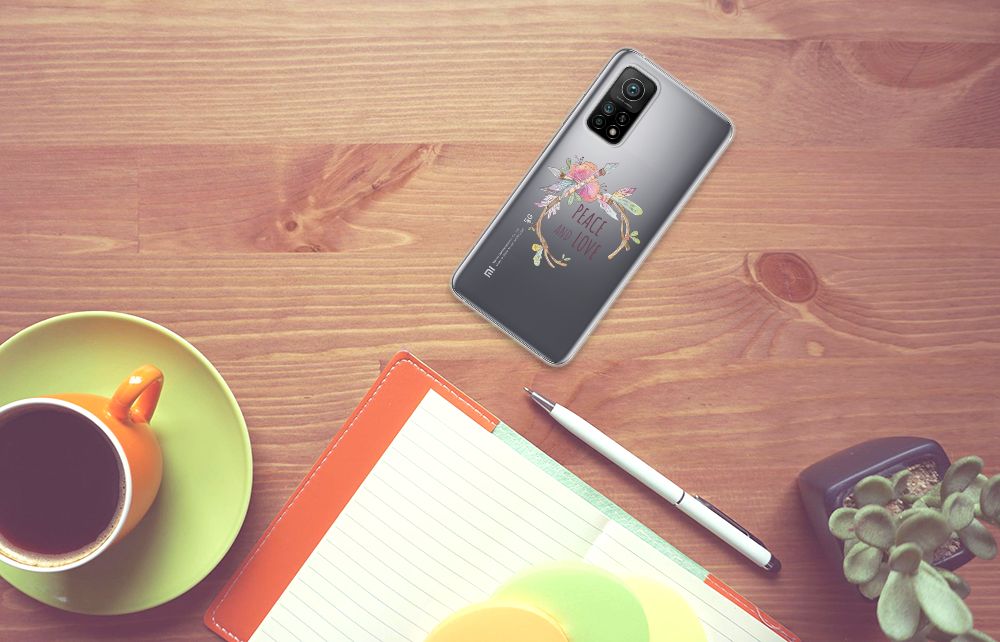 Xiaomi Mi 10T | 10T Pro Telefoonhoesje met Naam Boho Text B2C Telecom