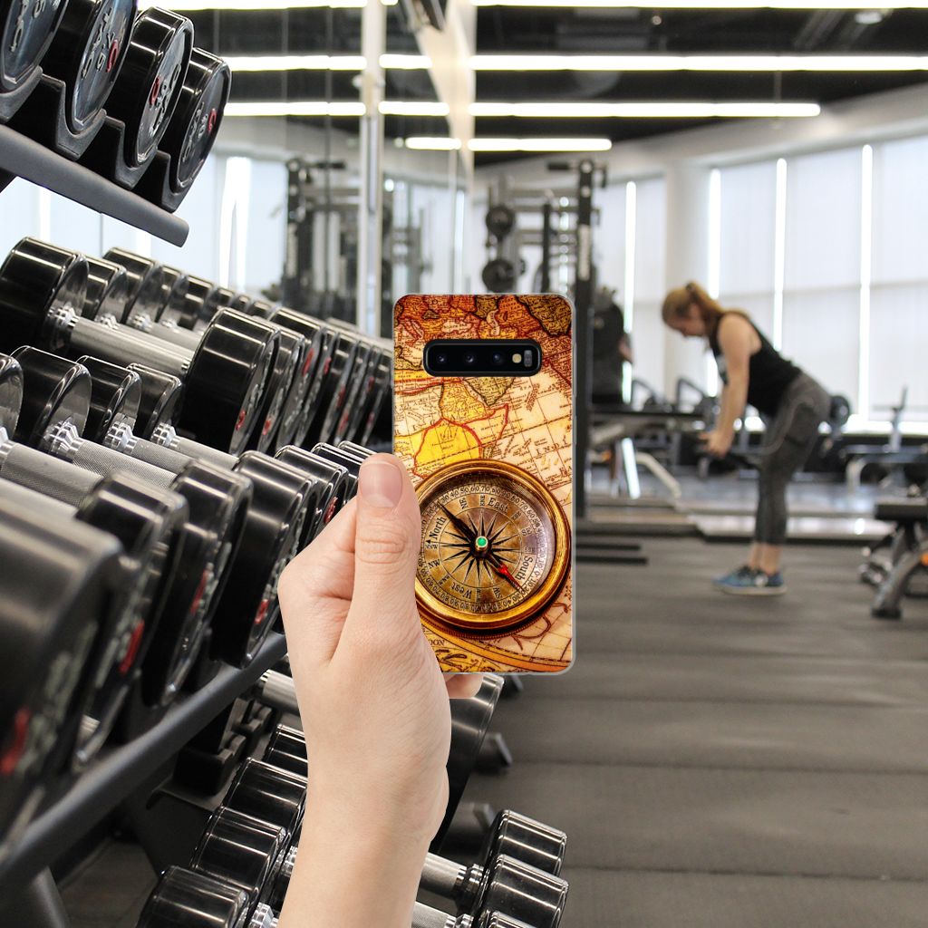 Samsung Galaxy S10 Siliconen Back Cover Kompas