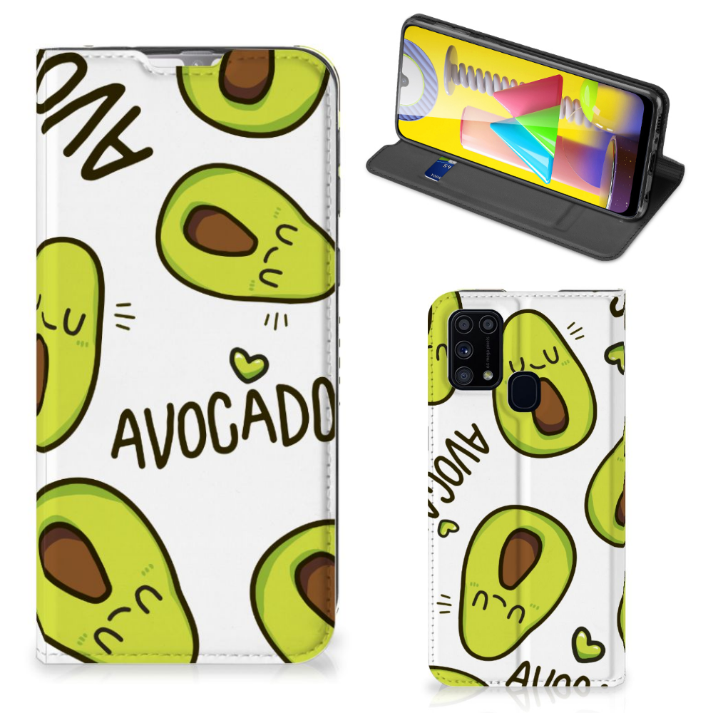 Samsung Galaxy M31 Magnet Case Avocado Singing - B2C Telecom