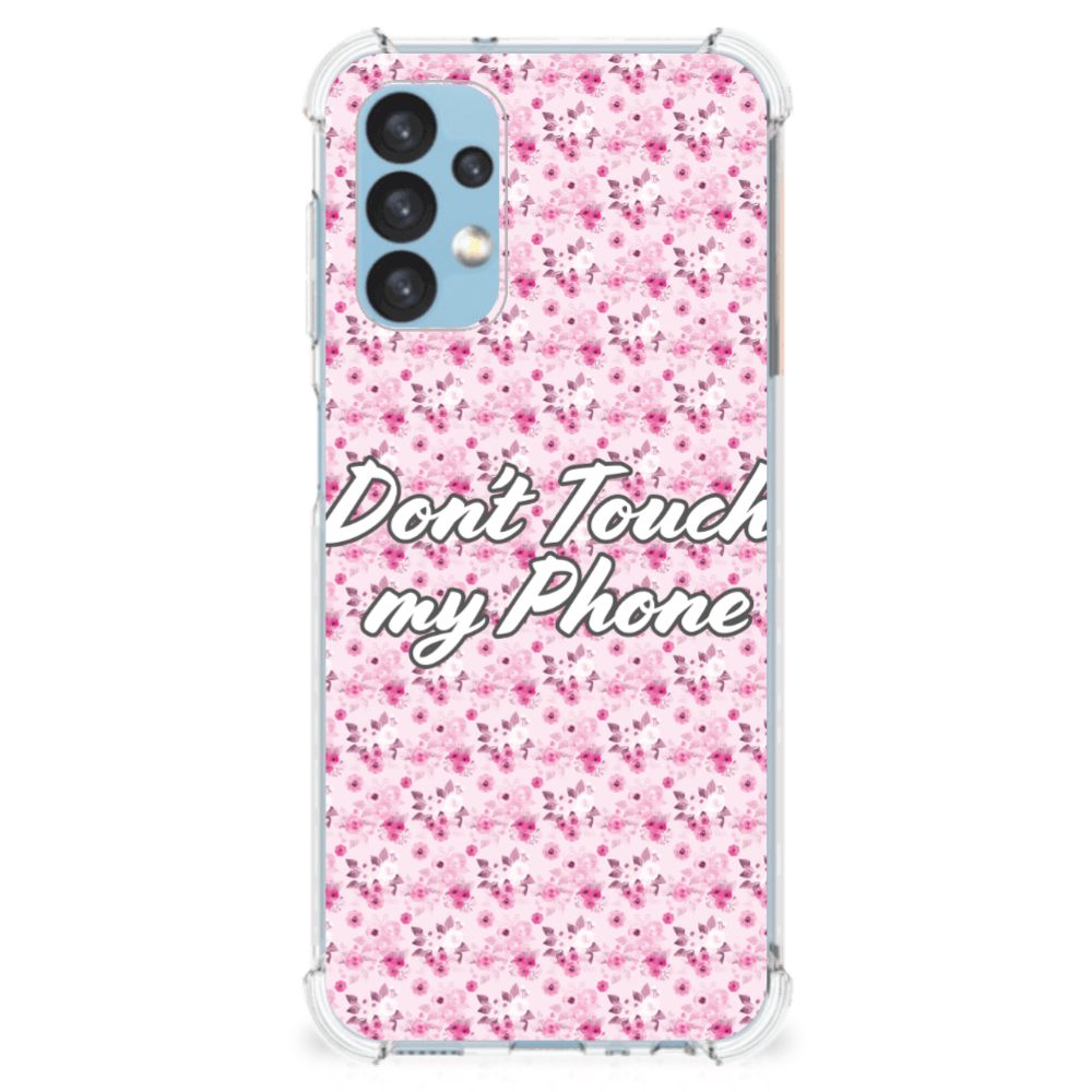 Samsung Galaxy A13 (4G) Anti Shock Case Flowers Pink DTMP B2C Telecom