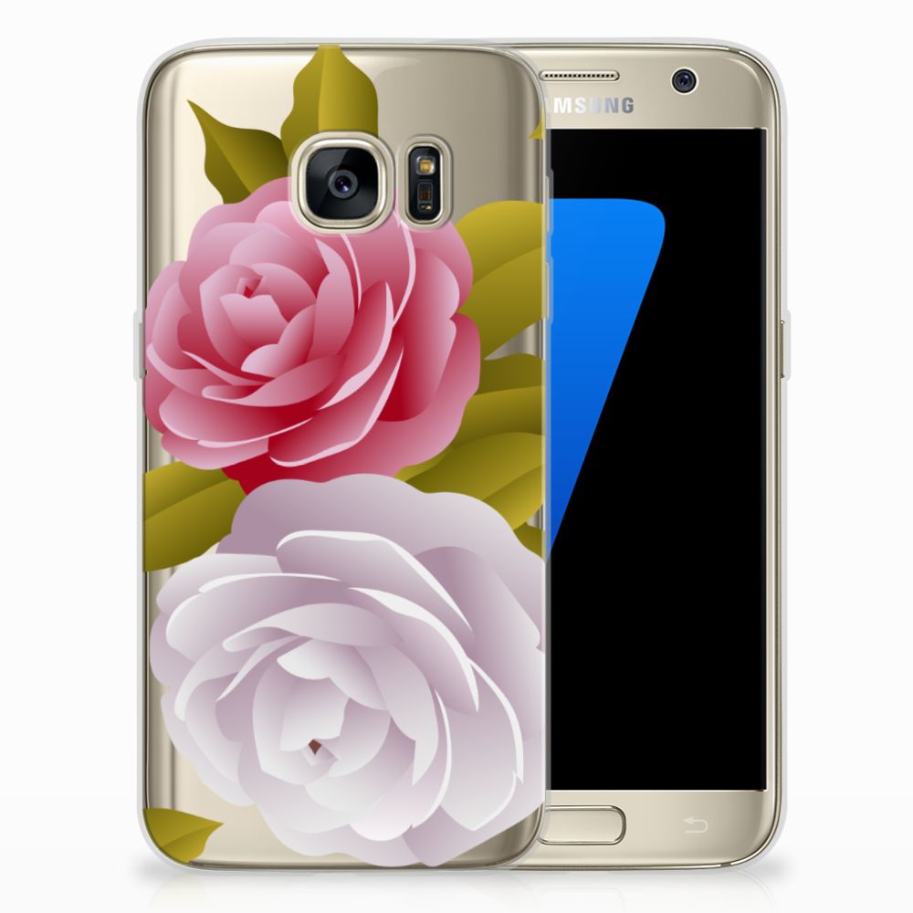 Samsung Galaxy S7 TPU Case Roses