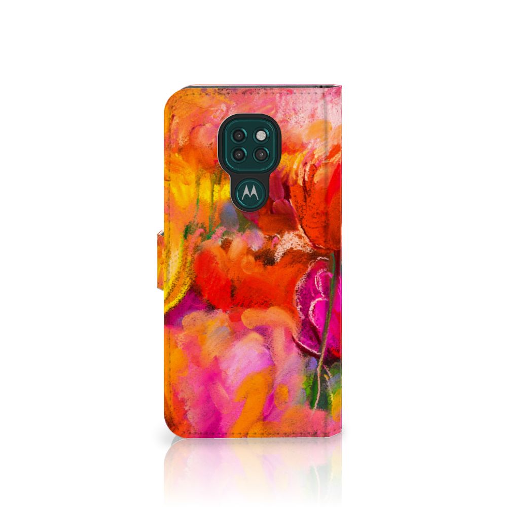 Hoesje Motorola Moto G9 Play | E7 Plus Tulips
