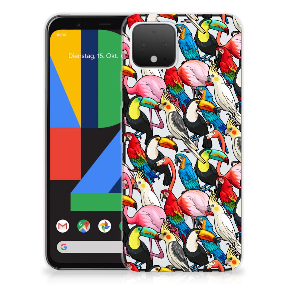 Google Pixel 4 TPU Hoesje Birds