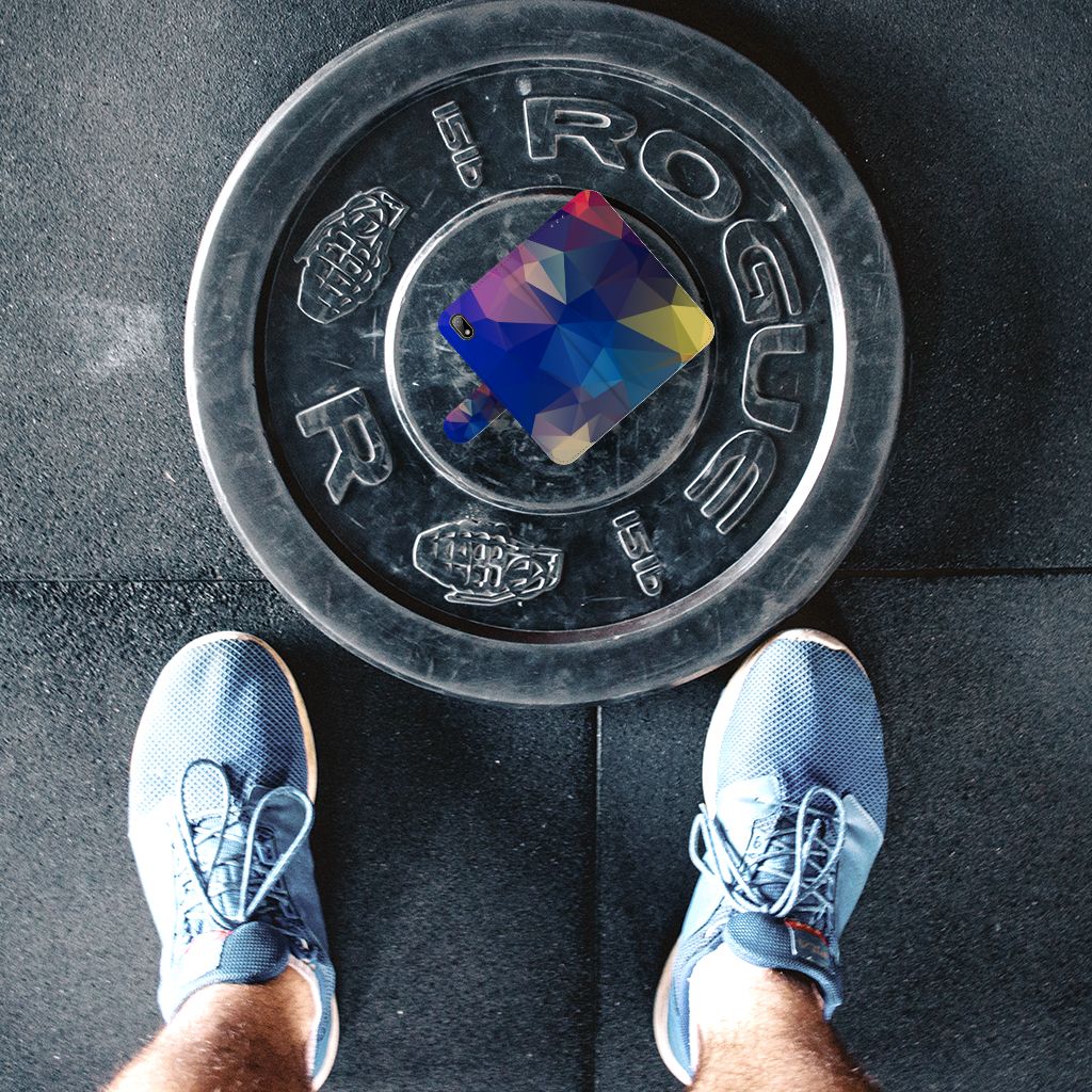 Huawei Y5 (2019) Book Case Polygon Dark