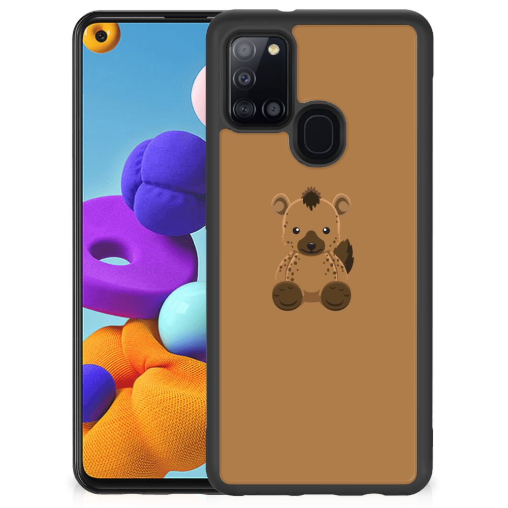 Samsung Galaxy A21s Bumper Hoesje Baby Hyena