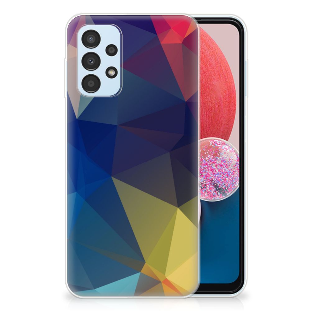 Samsung Galaxy A13 4G TPU Hoesje Polygon Dark B2C Telecom