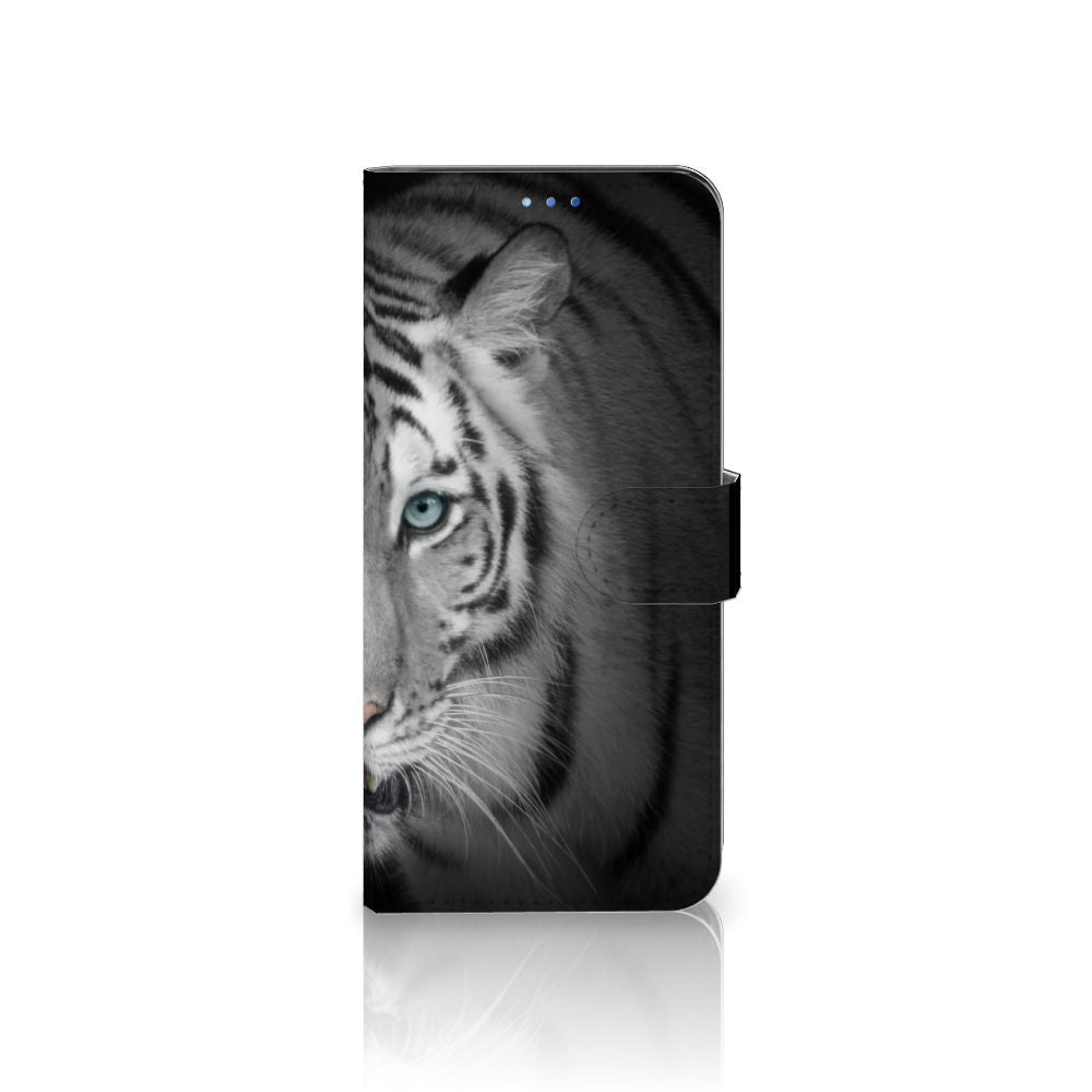 OPPO Find X3 Neo 5G Telefoonhoesje met Pasjes Tijger