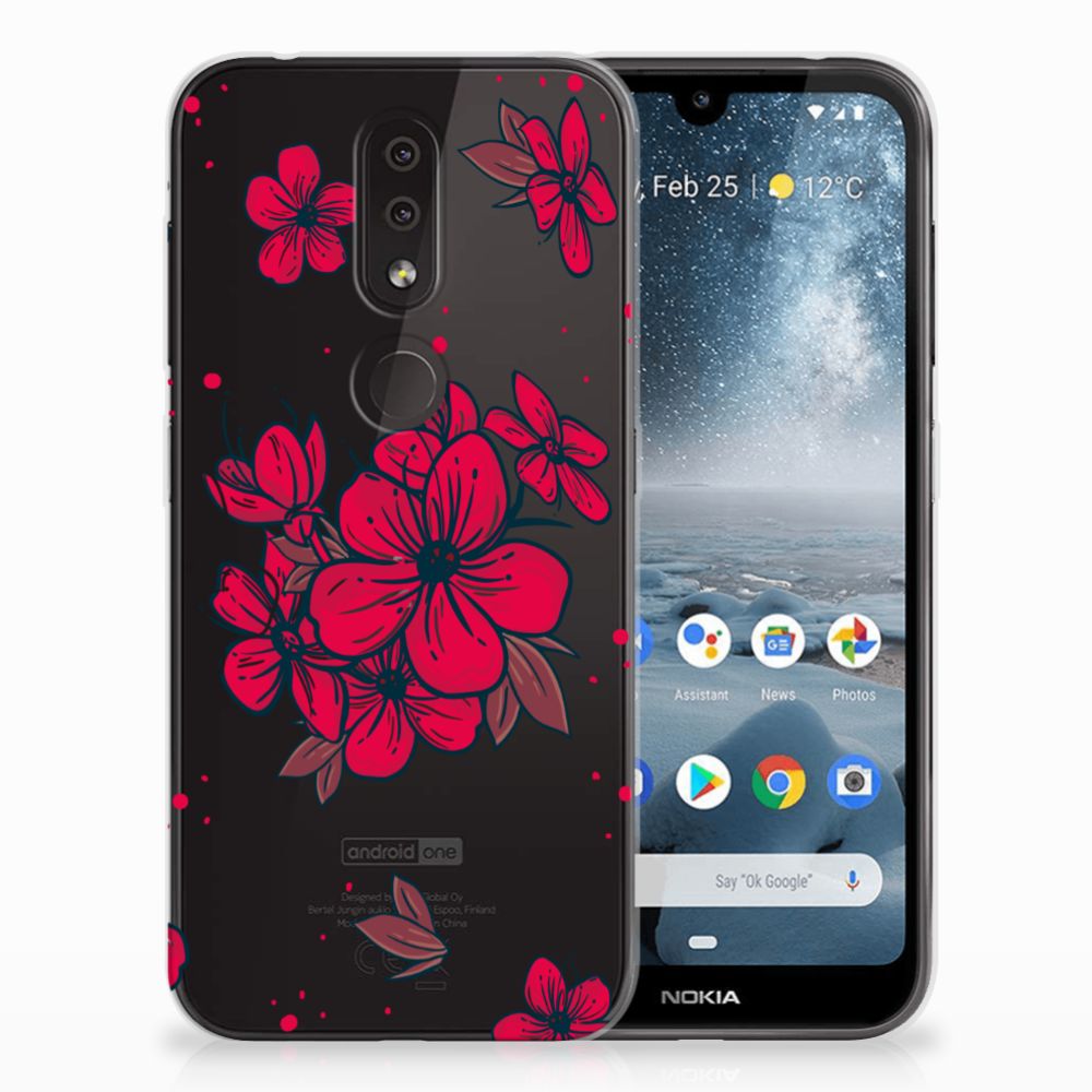 Nokia 4.2 TPU Case Blossom Red