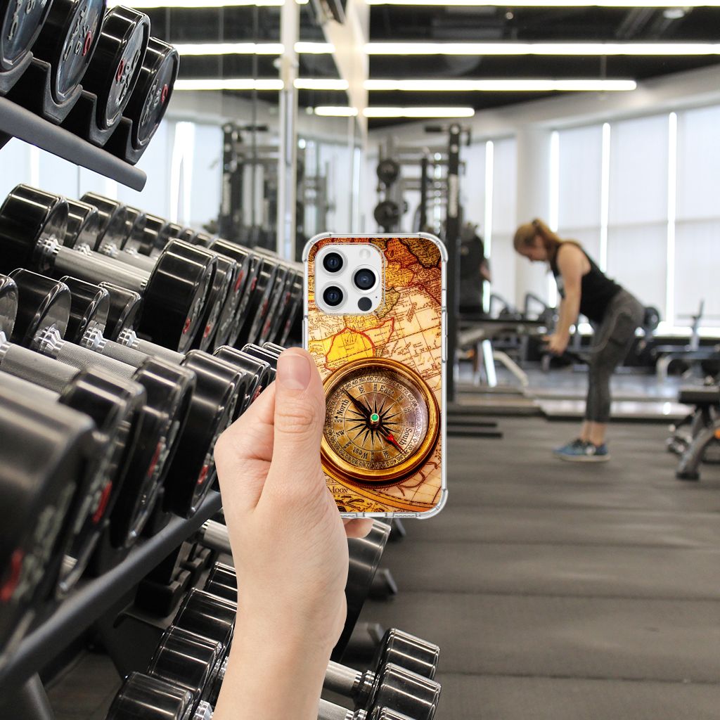 Apple iPhone 13 Pro Telefoonhoesje met valbescherming Kompas B2C Telecom