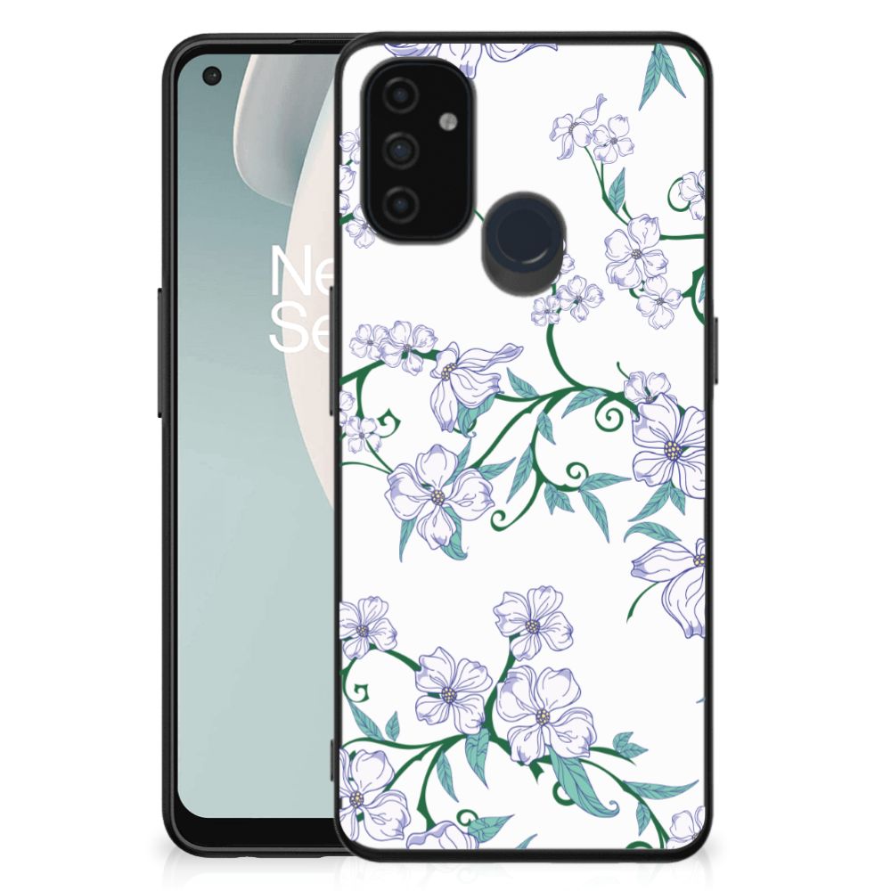 OnePlus Nord N100 Uniek Bloemen Hoesje Blossom White