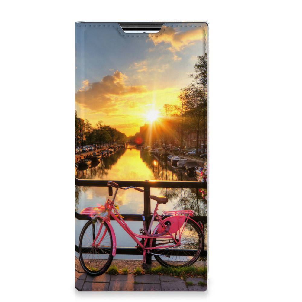 Samsung Galaxy S22 Ultra Book Cover Amsterdamse Grachten - B2C Telecom