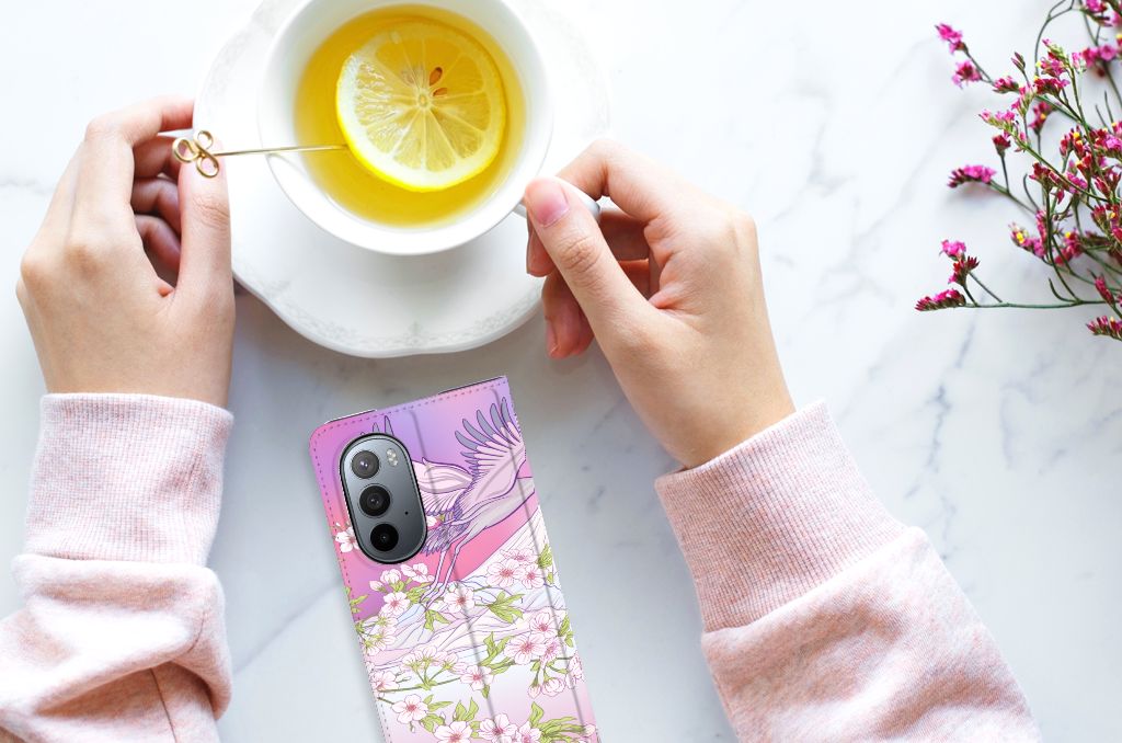 Motorola Edge 30 Pro Hoesje maken Bird Flying - B2C Telecom