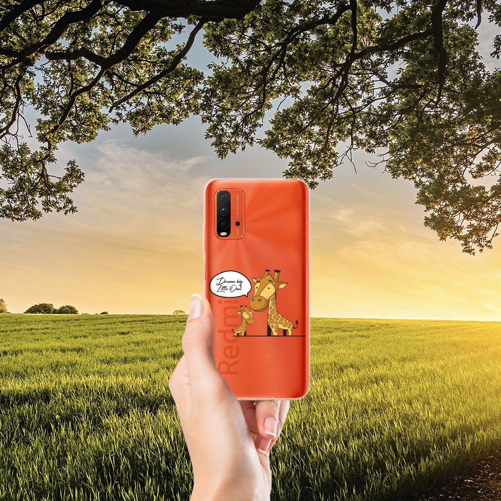 Xiaomi Poco M3 Telefoonhoesje met Naam Giraffe